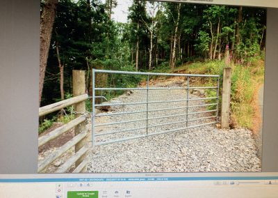 Screen Grab of the Entrance to the Car Park